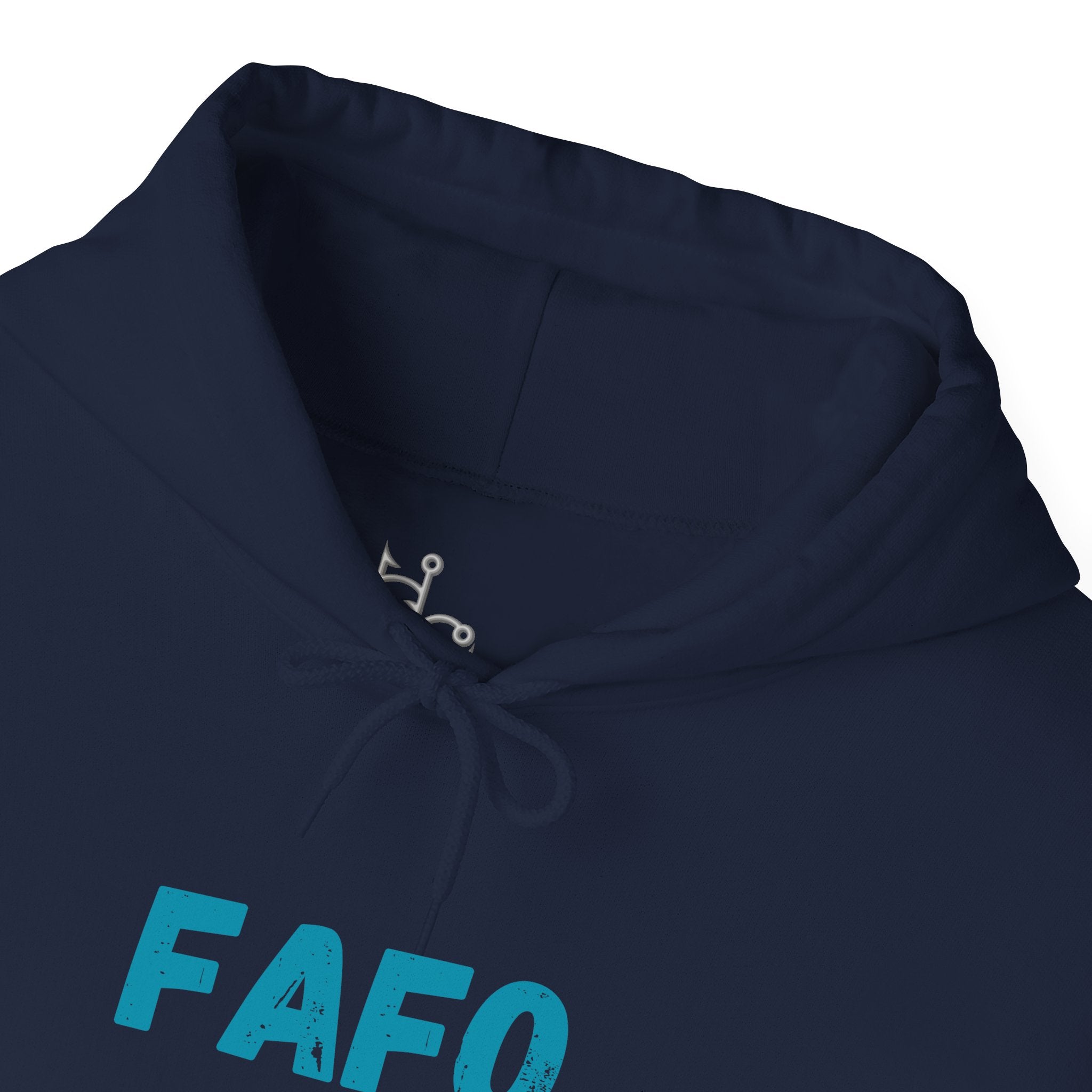 "FAFO - Fish Around and Find Out" Shark Unisex Heavy Blend™ Hooded Sweatshirt - Fun & Casual Streetwear