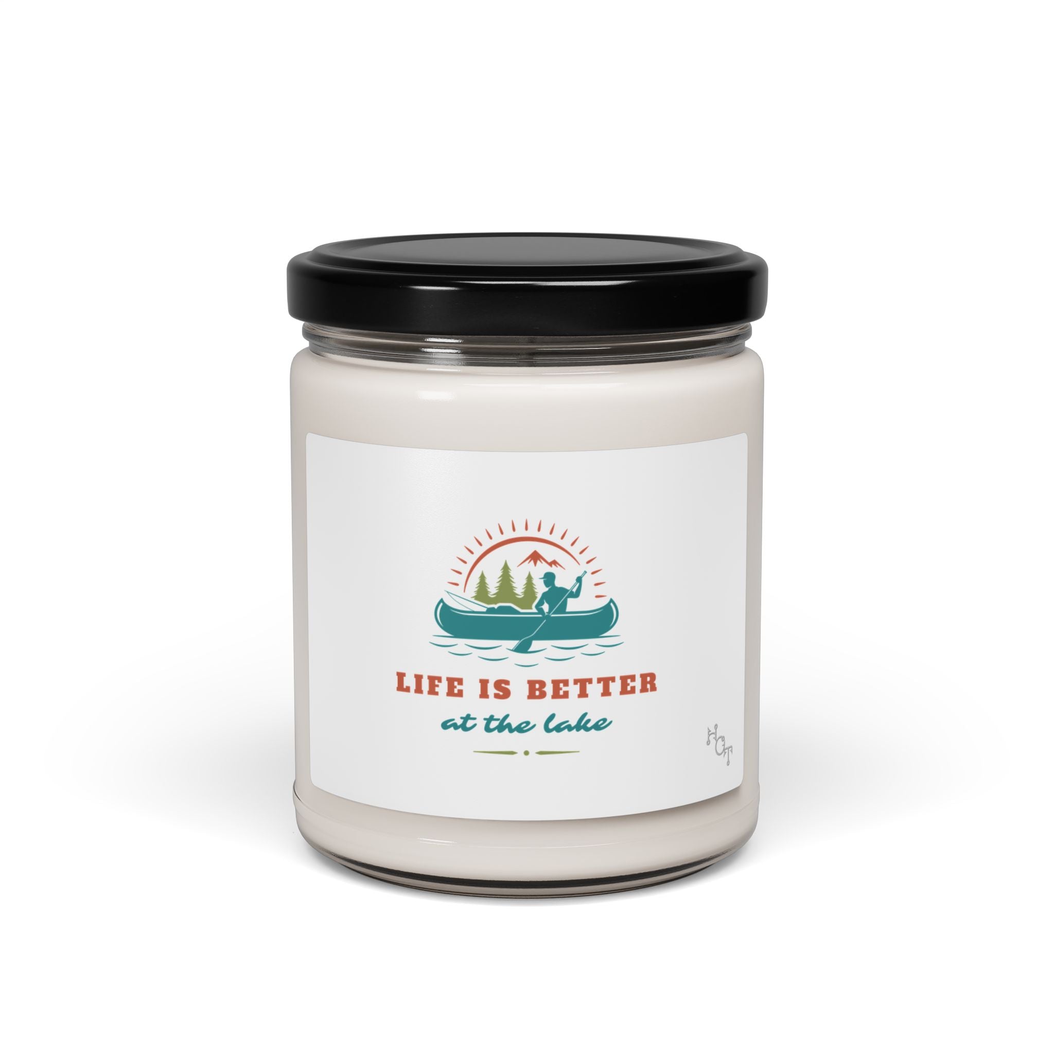 Lake Life Scented Soy Candle — “Life Is Better at the Lake” 9oz