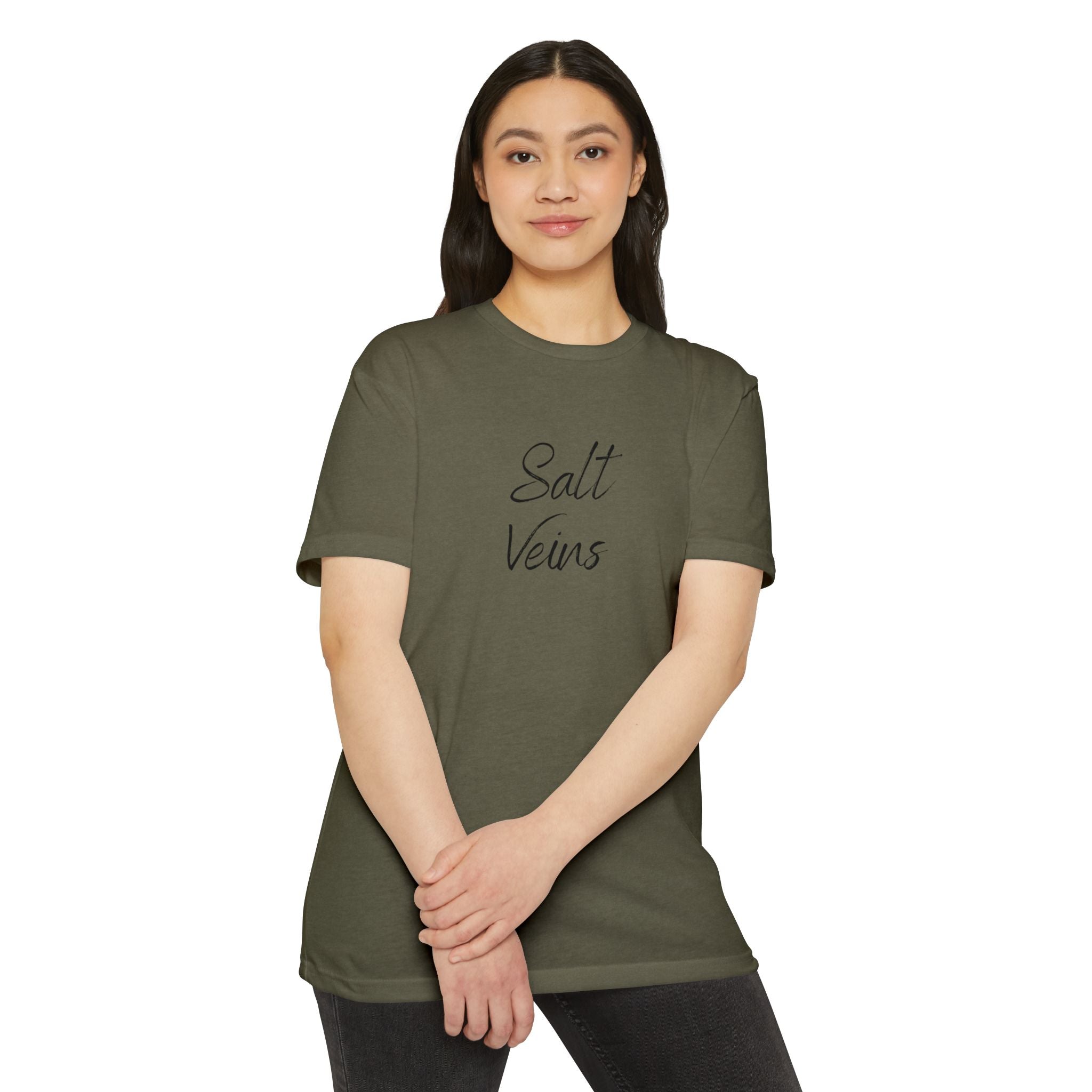 "Salt Veins" Fishing Lifestyle CVC Jersey Tee — Gift for Anglers