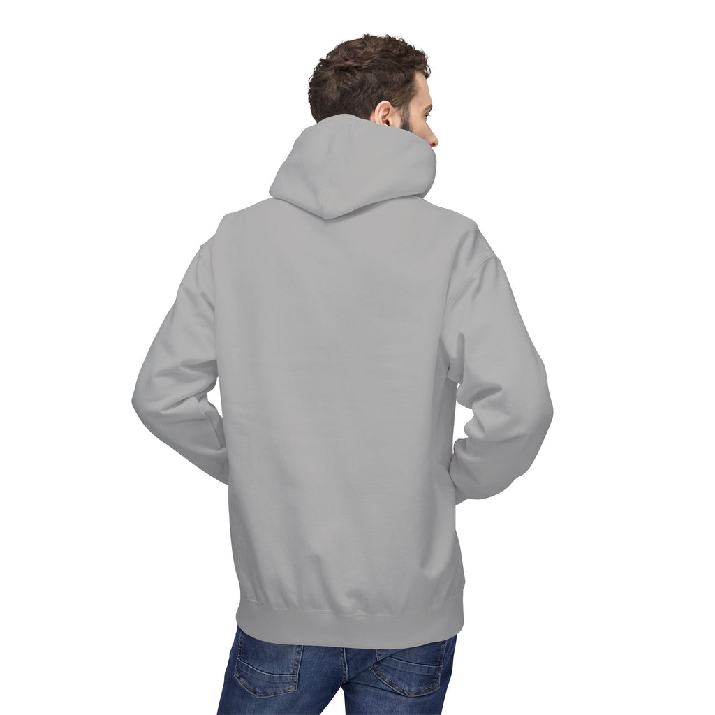 "Hooked for Life" Unisex Midweight Fleece Hoodie - Perfect for Fishing Enthusiasts