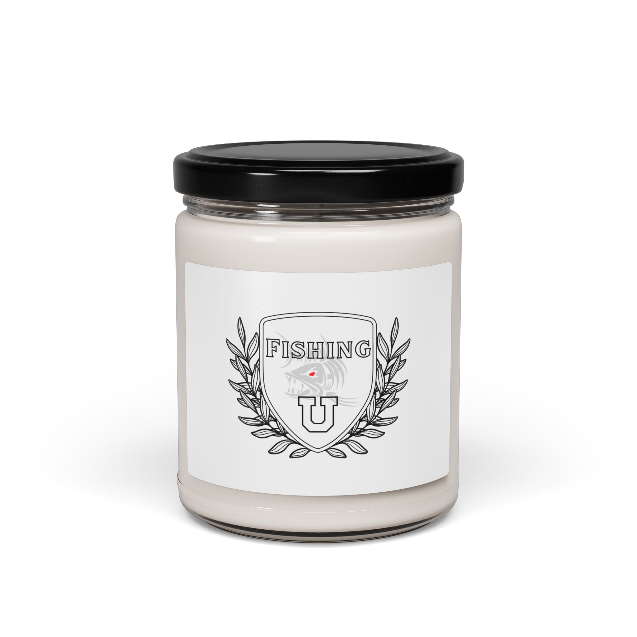 "Fishing University" Scented Soy Candle | 9oz Eco-Friendly Home Fragrance