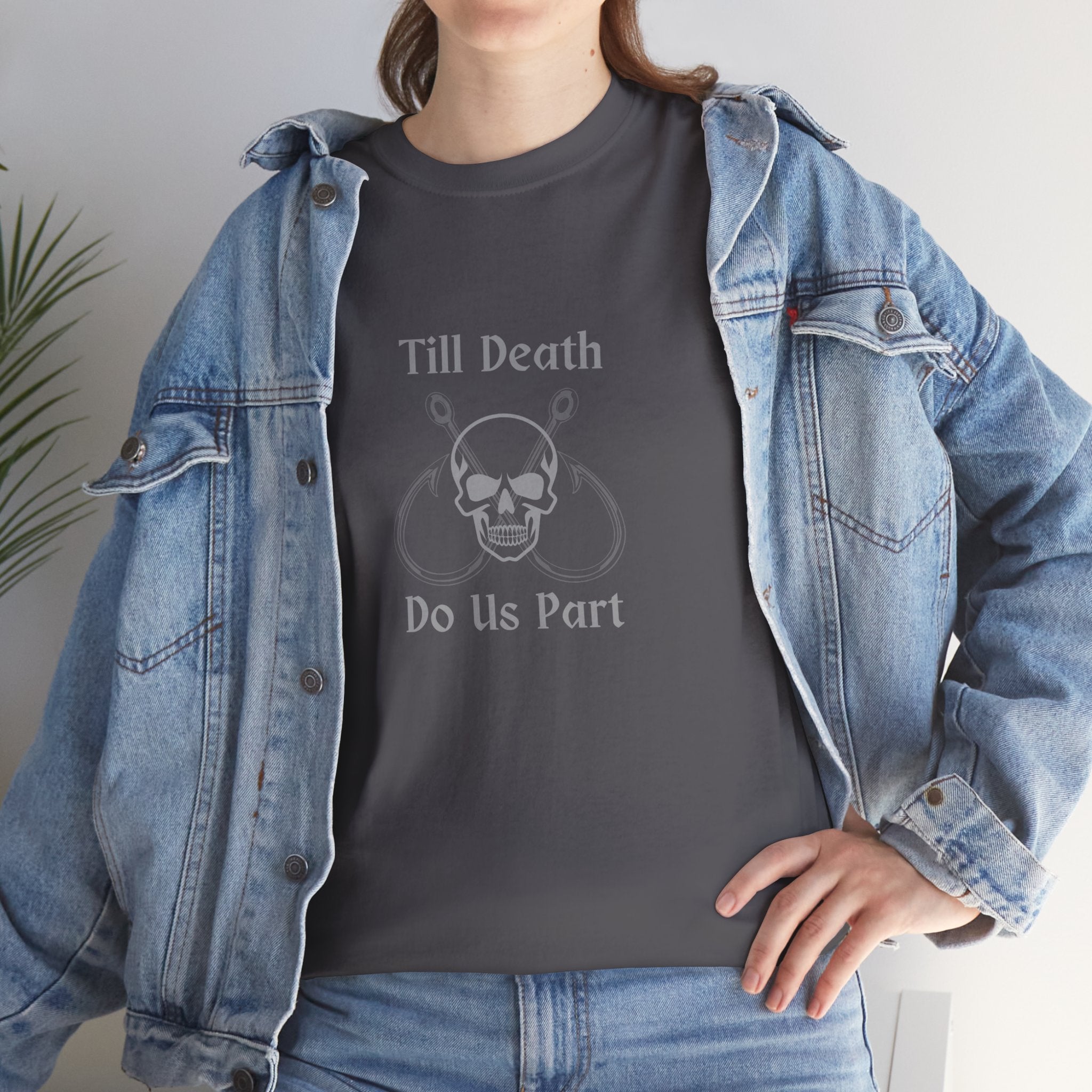 "Till Death Do Us Part" Funny Fishing Softstyle Tee — Gift for Anglers