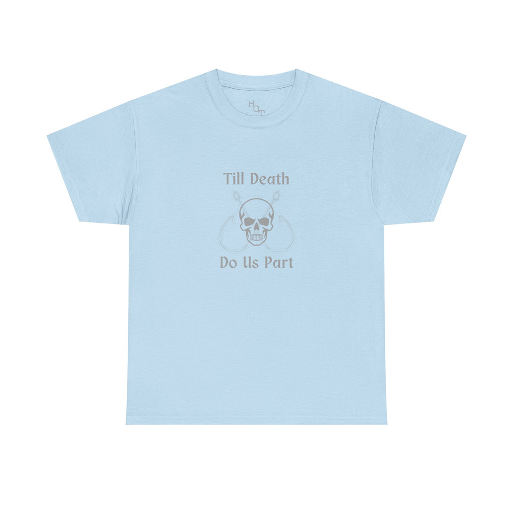 "Till Death Do Us Part" Funny Fishing Softstyle Tee — Gift for Anglers