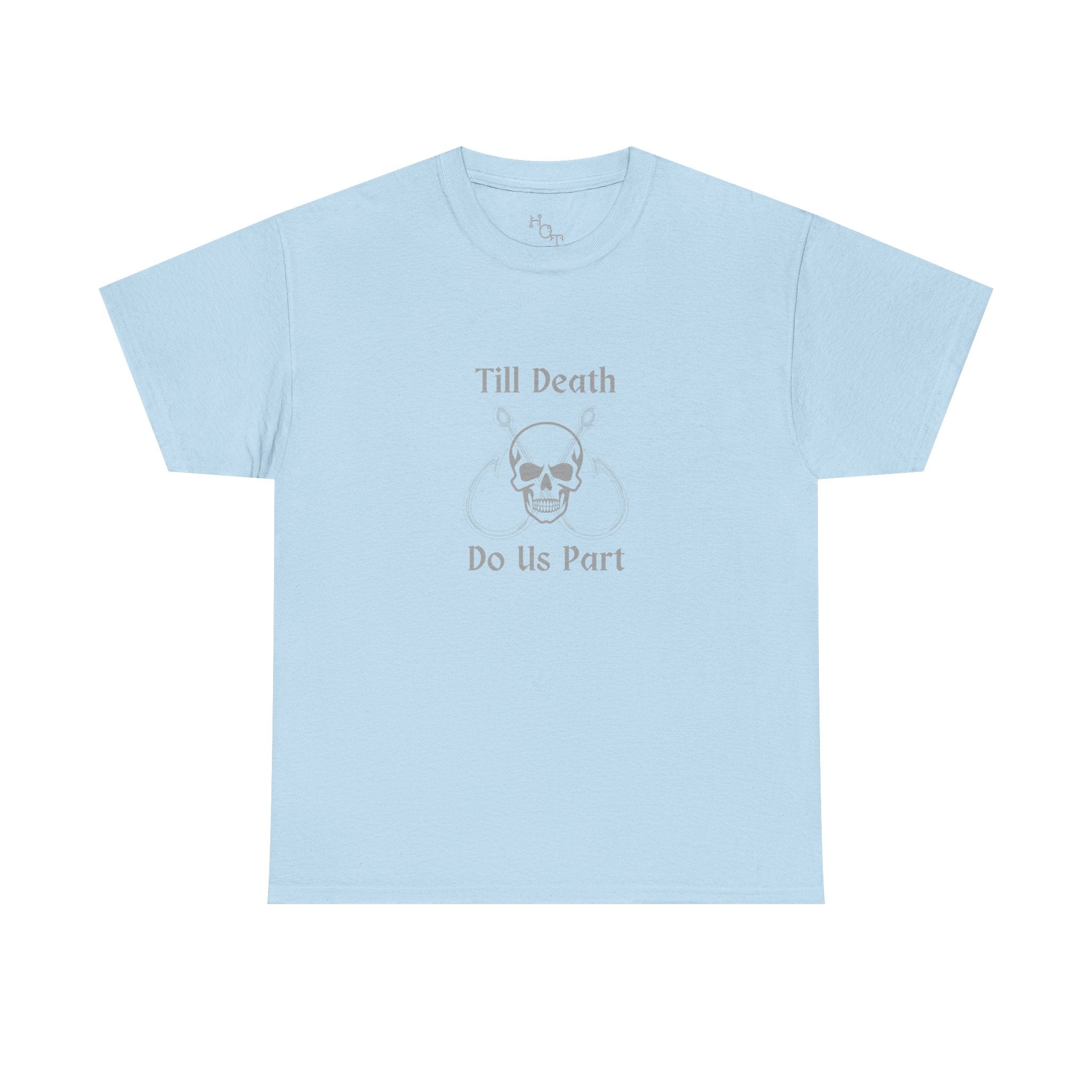 "Till Death Do Us Part" Skull Fishing Tee — Anniversary Shirt/Love Of Fishing