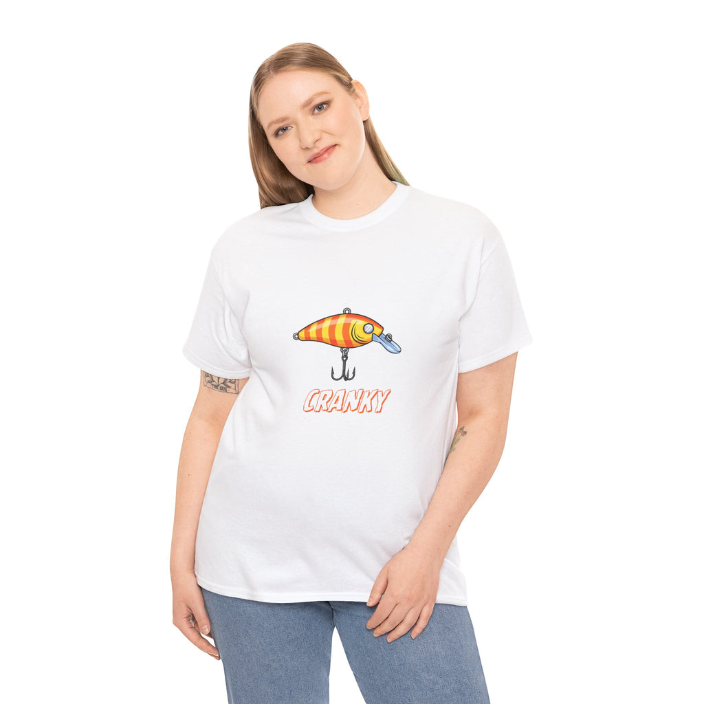 Fishing Lure 'Cranky' T-Shirt — Angler Graphic Tee for Fishermen & Outdoors