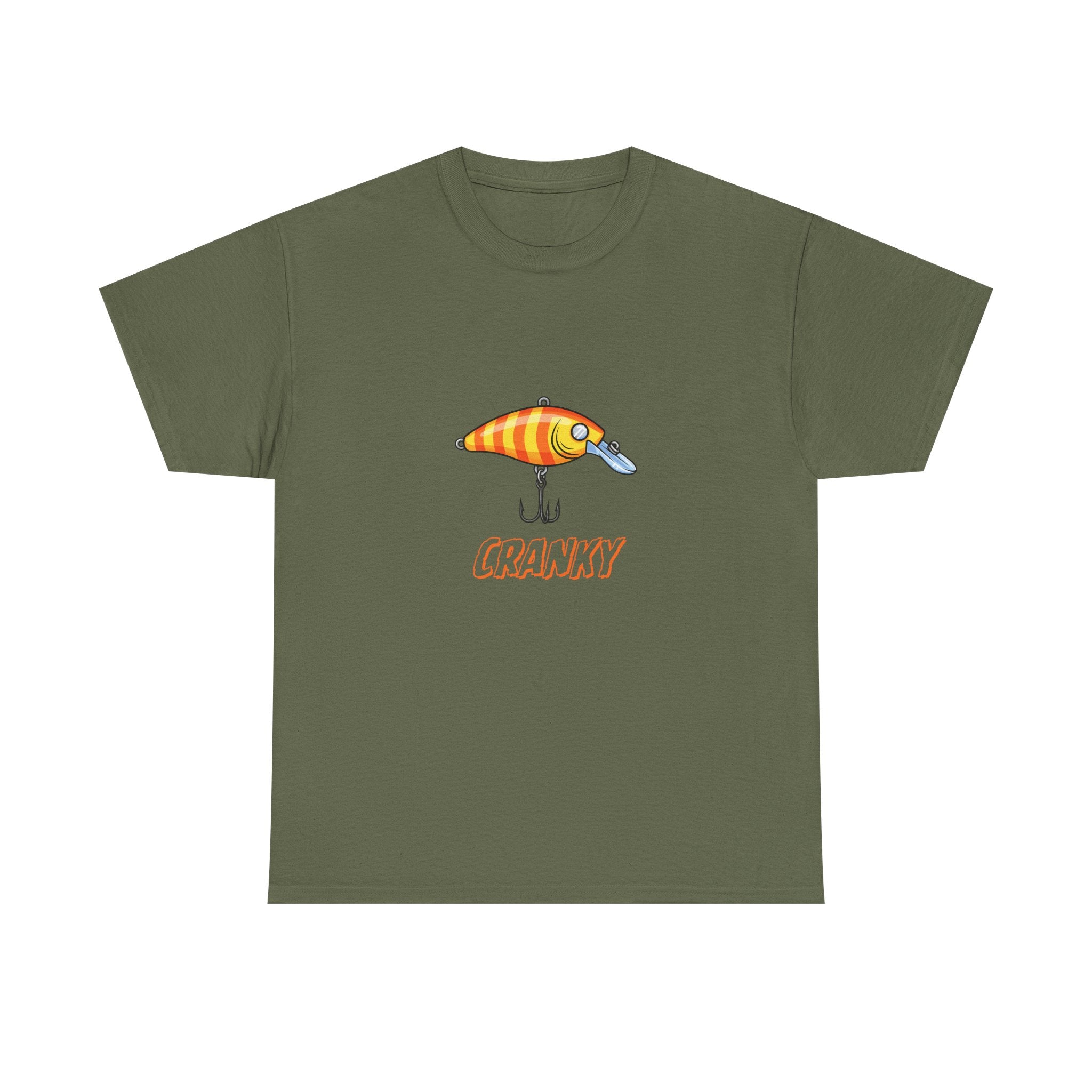 Fishing Lure 'Cranky' T-Shirt — Angler Graphic Tee for Fishermen & Outdoors