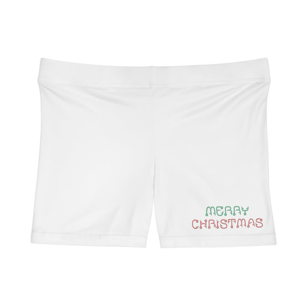 Merry Christmas Women's Holiday Lounge Shorts
