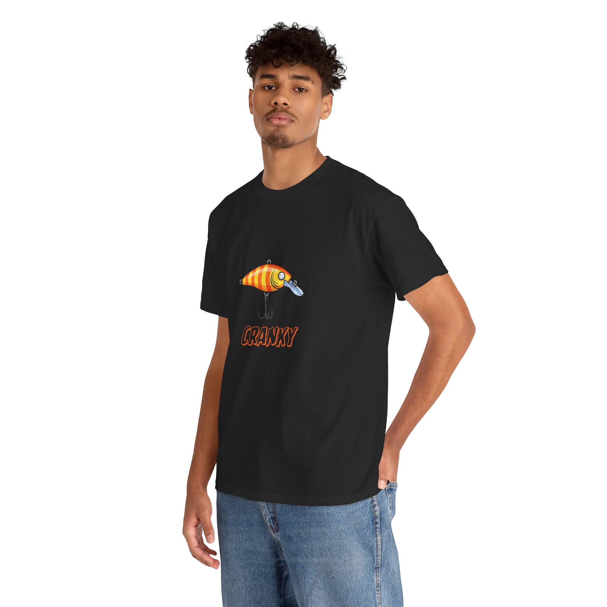 Fishing Lure 'Cranky' T-Shirt — Angler Graphic Tee for Fishermen & Outdoors
