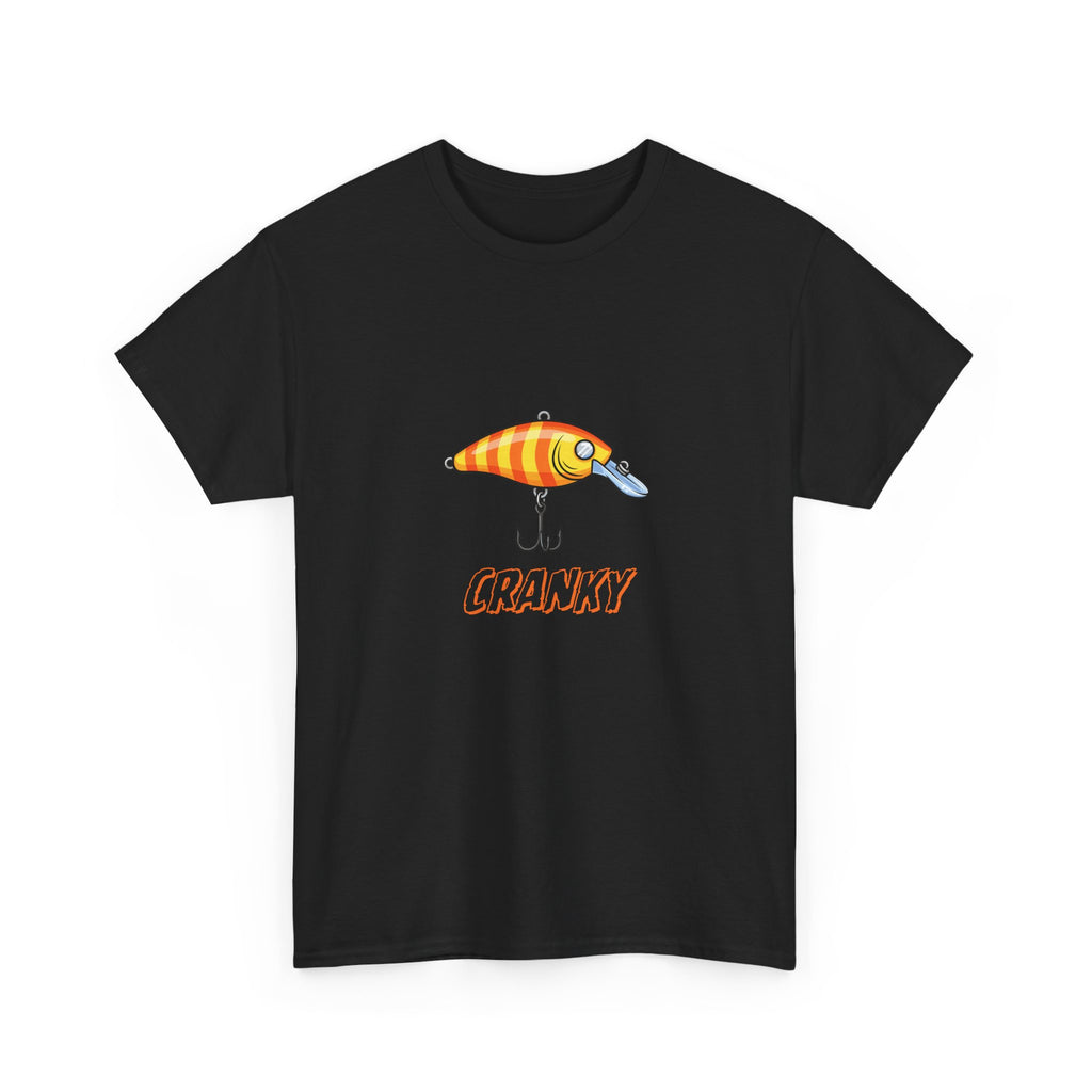 Fishing Lure 'Cranky' T-Shirt — Angler Graphic Tee for Fishermen & Outdoors