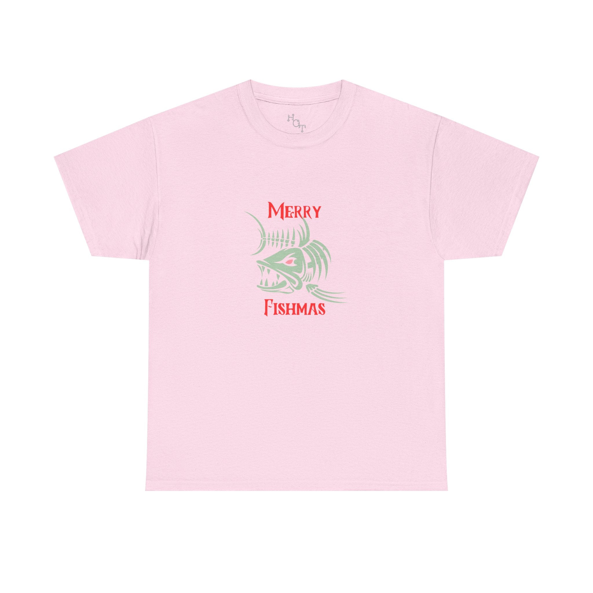 Fishmas Graphic Tee — "Merry Fishmas" Christmas Fishing T-Shirt