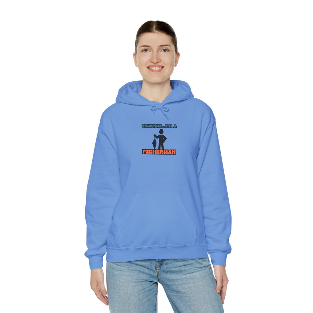 "Trust Me, I'm a Fisherman" Hoodie | Unisex Heavy Blend Sweatshirt for Fishing Lovers