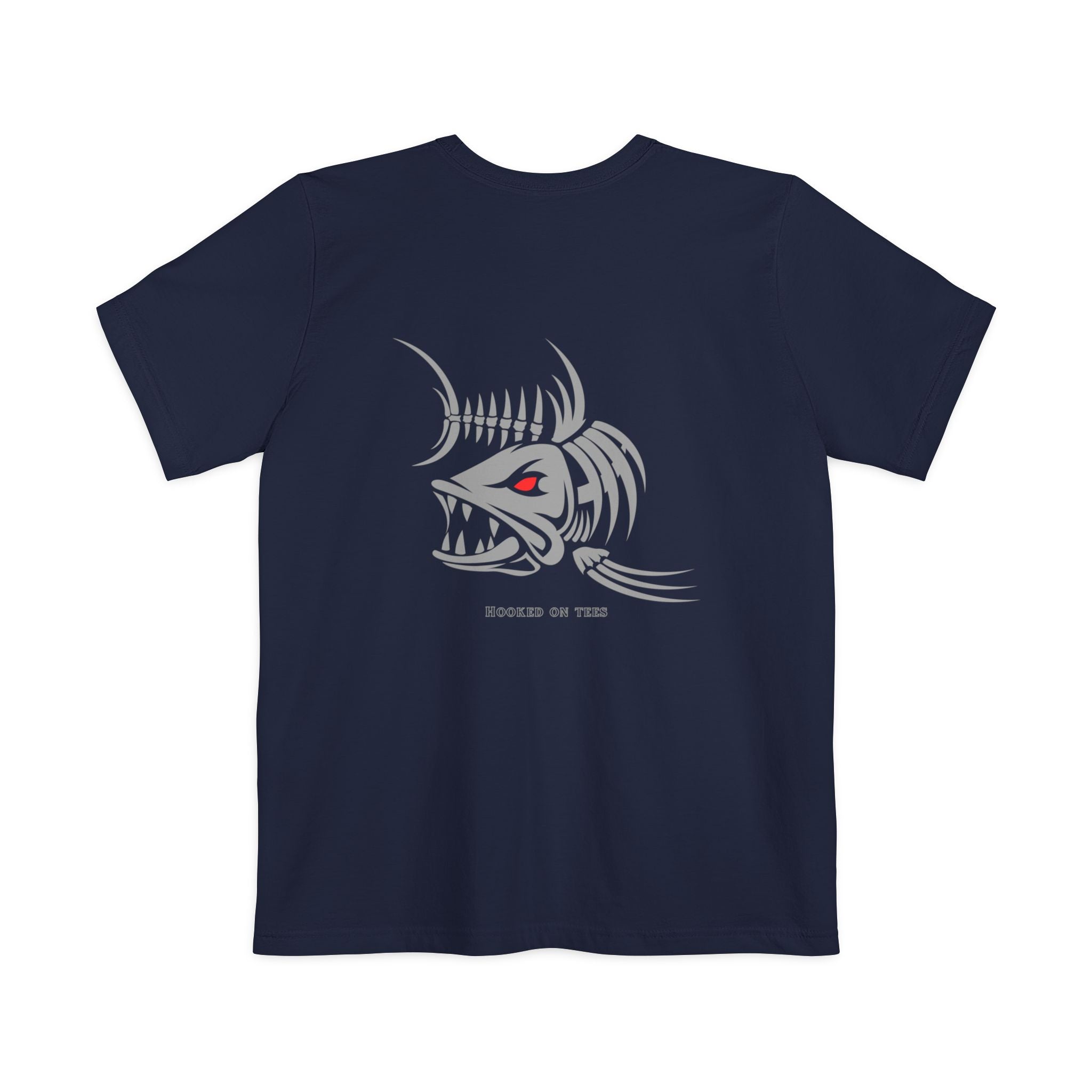 "Fishing University" Unisex Pocket T-Shirt - Unique Graphic Tee for Casual Style.