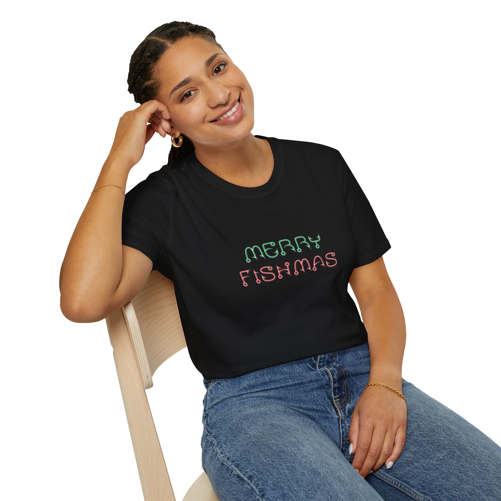 Merry Fishmas T-Shirt — Cute Holiday Pun Tee