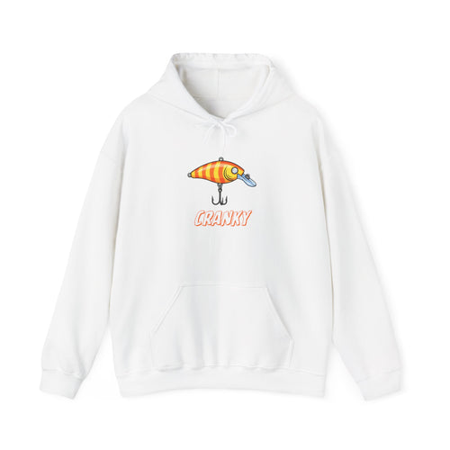 "Cranky" Funny Fishing Heavy Blend™ Hooded Sweatshirt — Gift for Anglers