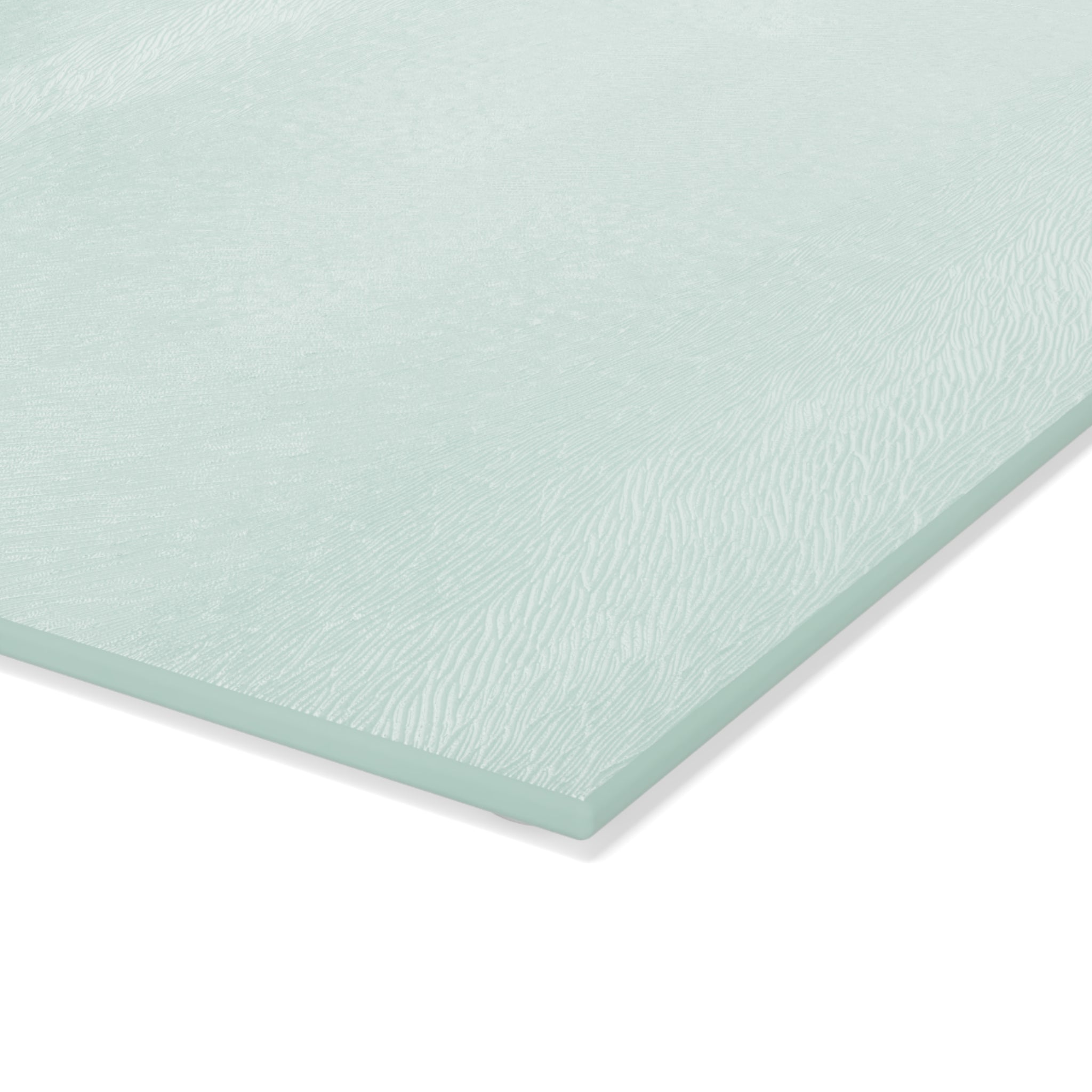 Glass Cutting Board — Mint 'Hook'em Cook'em Eat'em' Decorative Fishing Themed Kitchen Prep Board