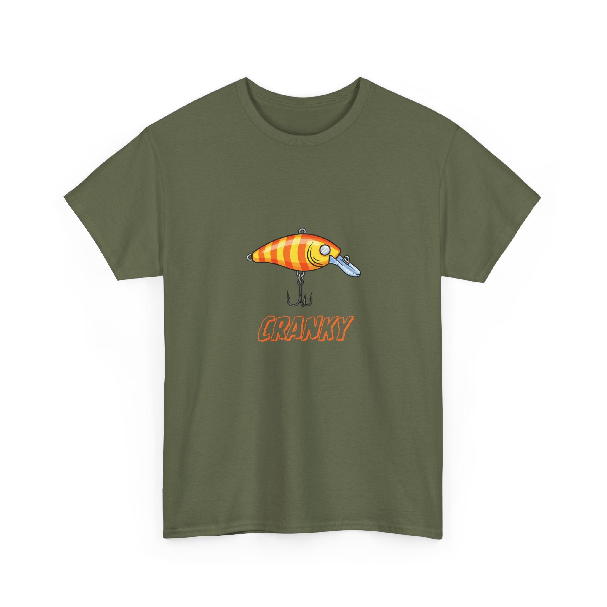 Fishing Lure 'Cranky' T-Shirt — Angler Graphic Tee for Fishermen & Outdoors