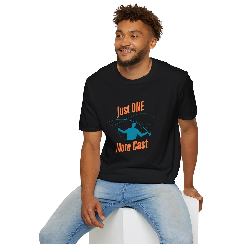 "Just ONE More Cast" Fishing T-Shirt - Unisex Softstyle Tee
