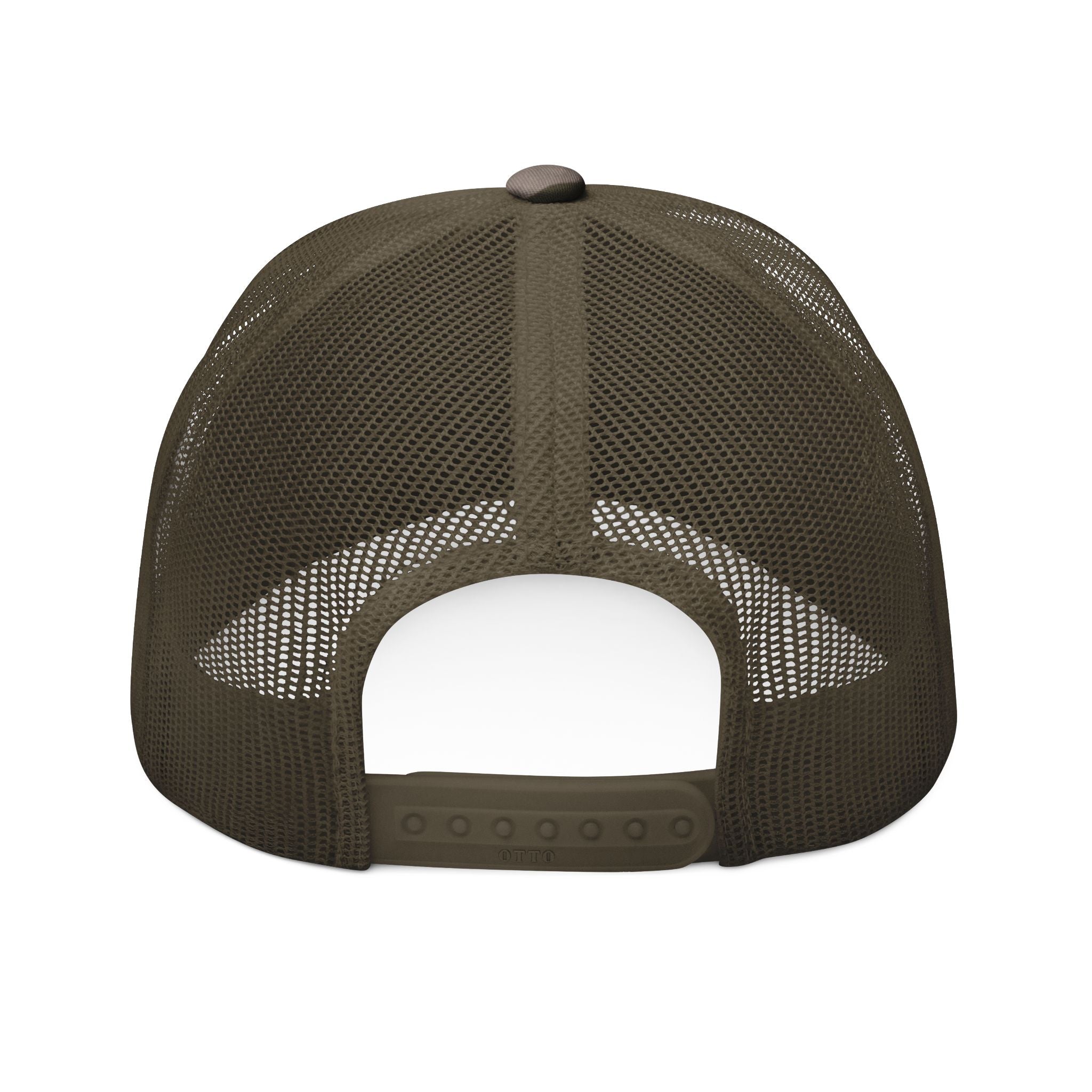 "If You Want Me To Listen, Talk About Fishin'" Camouflage Embroidered Trucker Hat - Perfect for Fishing Enthusiasts