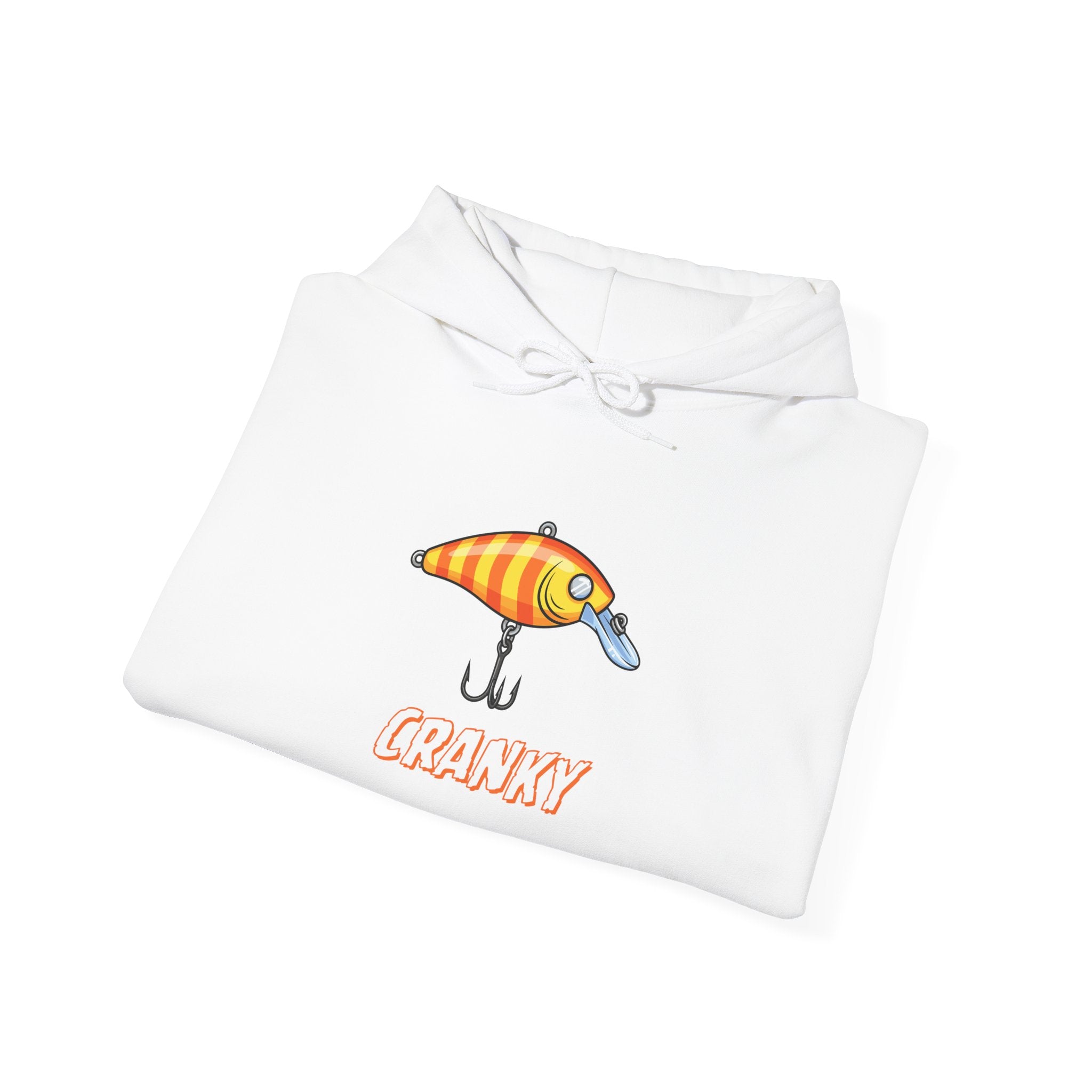 Fishing Lure Hoodie — Retro Crankbait Design "CRANKY"