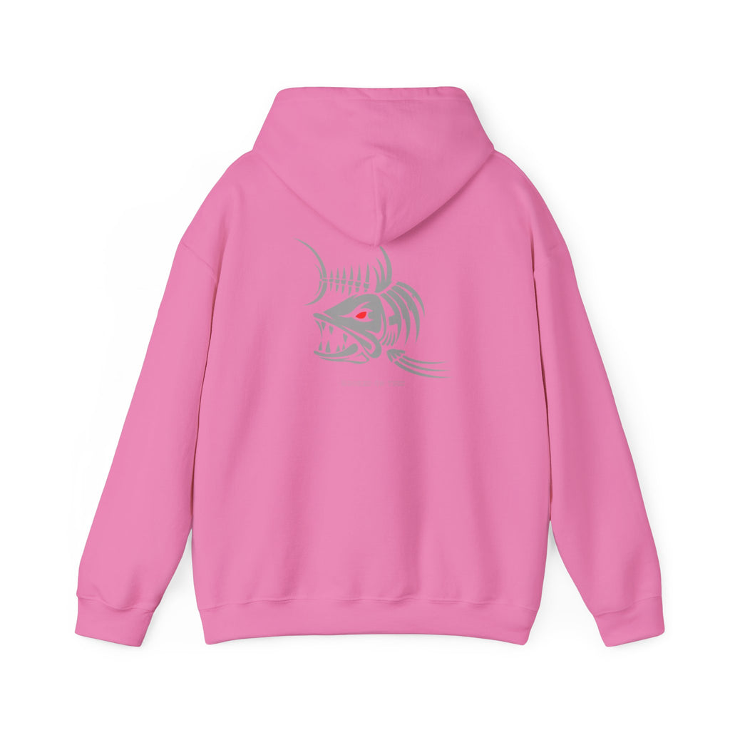 "Fishing University" Unisex Heavy Blend Hoodie - Fun Design for Fishermen