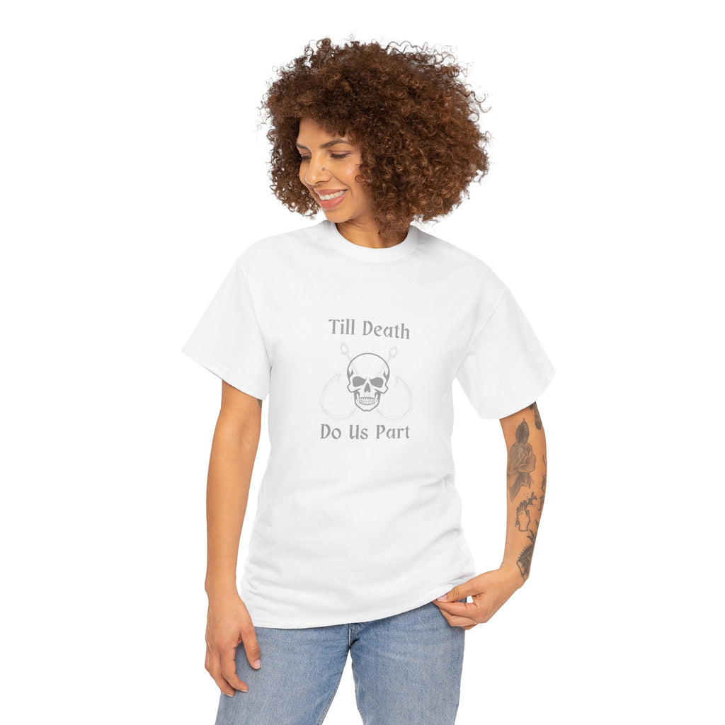 "Till Death Do Us Part" Funny Fishing Softstyle Tee — Gift for Anglers