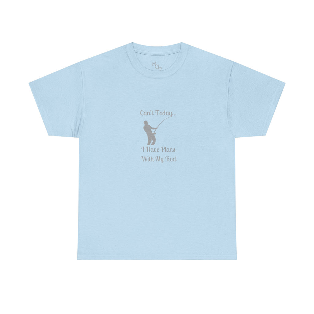 "Can't Today...I Have Plans With My Rod" Funny Fishing Softstyle Tee — Gift for Anglers